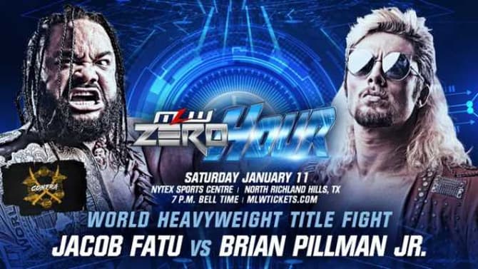 Jacob Fatu Will Defend The MLW World Heavyweight Championship Against Brian Pillman Jr.