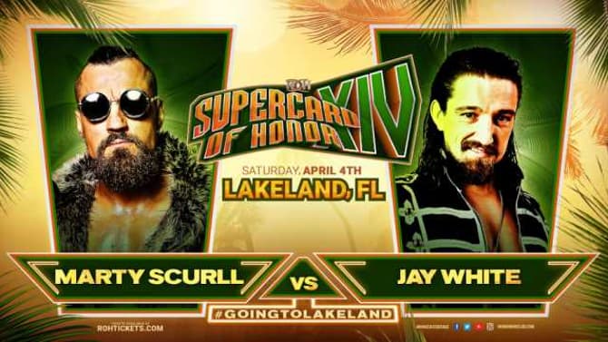 Jay White Vs. Marty &quot;The Villain&quot; Scurll Is Officially Confirmed For ROH's SUPERCARD OF HONOR Event