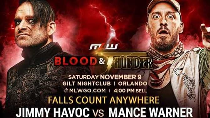 Jimmy Havoc Will Battle Mance Warner In A Falls Count Anywhere Match At MLW: BLOOD & THUNDER