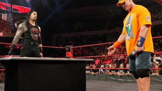 John Cena And Roman Reigns Had Some VERY Strong Words For Each Other During Their RAW Contract Signing