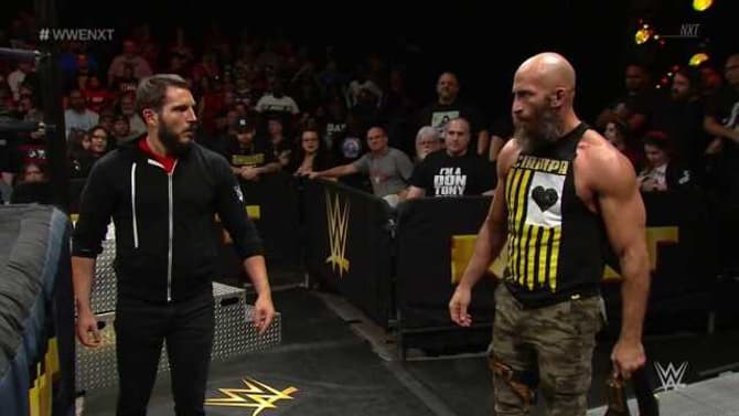 Johnny Gargano And Tommaso Ciampa Reunite To Take Out Ricochet And Aleister Black On NXT