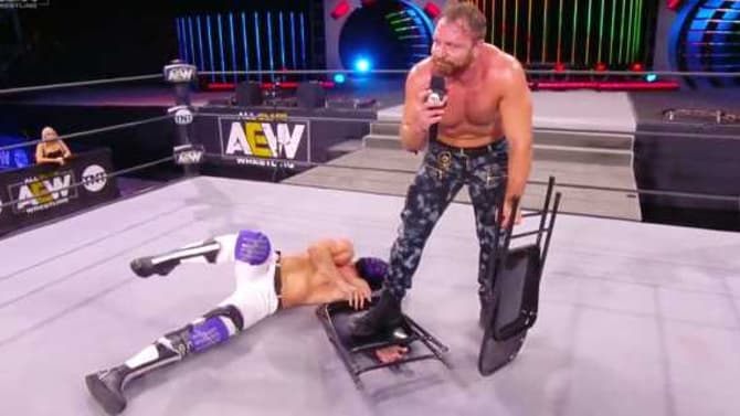 Jon Moxley &quot;Breaks&quot; Dark Order Member 10's Arm After Their Match On AEW DYNAMITE