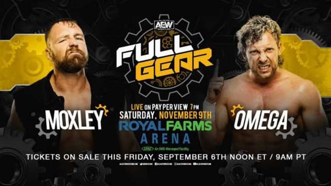 Jon Moxley Vs. Kenny Omega Announced For ALL ELITE WRESTLING FULL GEAR In November