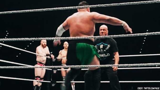 Kurt Angle Clashed With Old IMPACT WRESTLING Rival Samoa Joe At A WWE Live Event In The UK Tonight