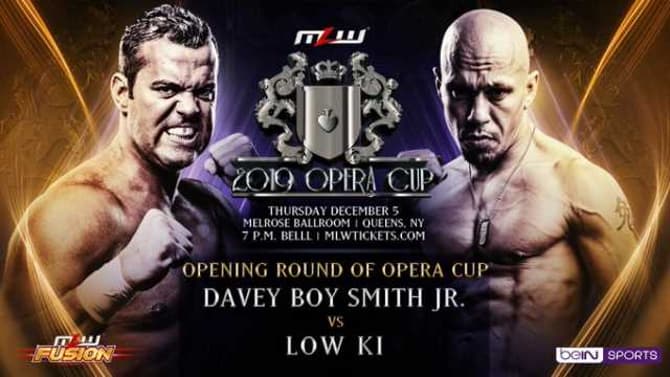 Low Ki Is Set To Face Davey Boy Smith Jr. In The Opening Round Of The 2019 OPERA CUP Tournament