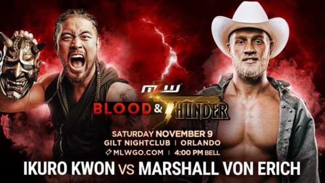 Marshall Von Erich Is Set To Take On Ikuro Kwon During MLW's BLOOD & THUNDER Tapings