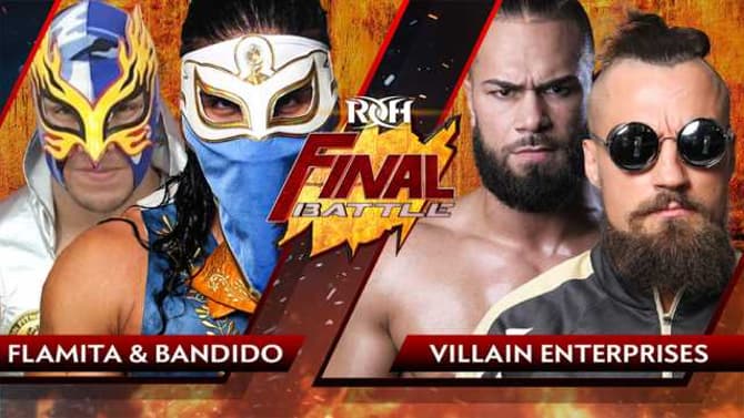 Marty Scurll & Flip Gordon Will Face Bandido & Flamita At ROH's FINAL BATTLE PPV