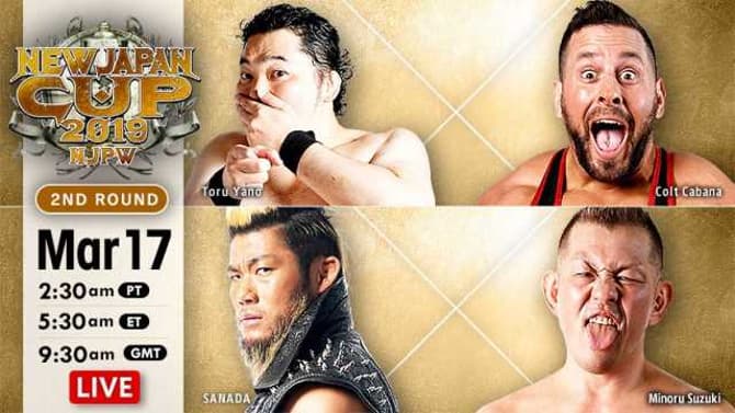 Match Results For Night Eight Of The 2019 NEW JAPAN CUP Tournament