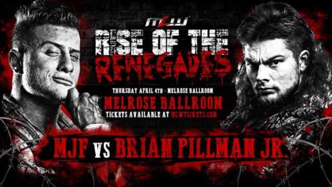 MJF Vs. Brian Pillman Jr. Has Been Confirmed For MLW: RISE OF THE RENEGADES