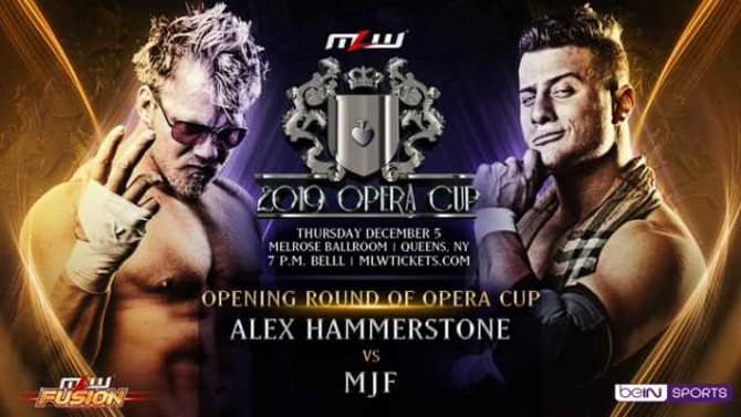 MJF Will Take On Alex Hammerstone In The Opening Round Of The 2019 OPERA CUP Tournament