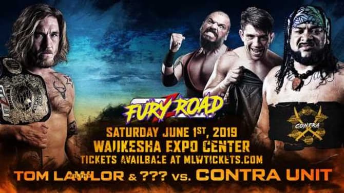 MLW World Champion Tom Lawlor Set To Fight The CONTRA UNIT During The MLW: FURY ROAD Tapings