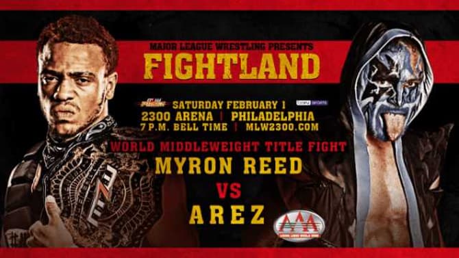 Myron Reed Will Defend The MLW World Middleweight Championship Against Arez At MLW: FIGHTLAND