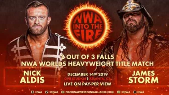 NWA TEN POUNDS OF GOLD Charts The Rivalry Between Nick Aldis & James Storm Ahead Of INTO THE FIRE