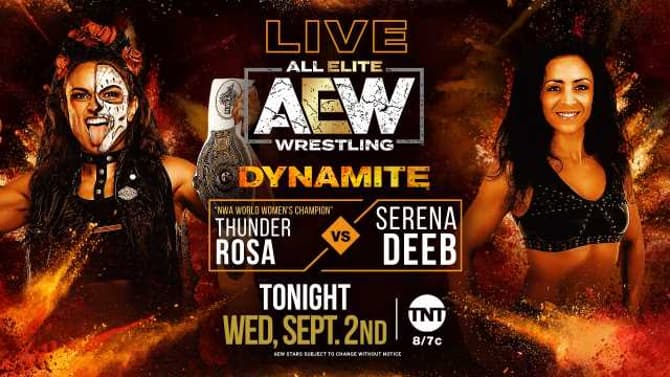 NWA Women's Champion Thunder Rosa Makes AEW Debut With Impressive Win Over Serena Deeb On DYNAMITE