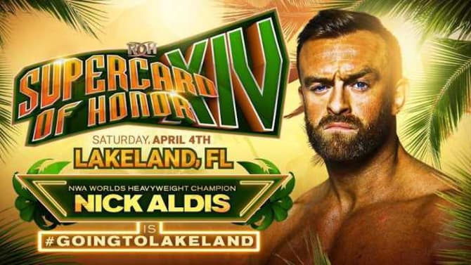 NWA Worlds Heavyweight Champion Nick Aldis Will Take On ROH World Champion PCO At SUPERCARD OF HONOR