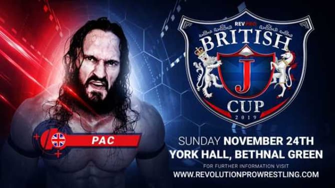 PAC Confirmed For REVOLUTION PRO WRESTLING's 2019 BRITISH J-CUP Tournament