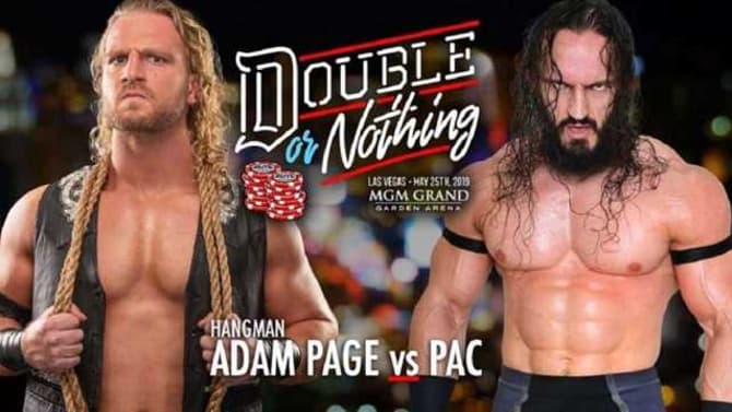 PAC vs. Adam &quot;Hangman&quot; Page Reportedly Scrapped From AEW'S DOUBLE OR NOTHING Pay-Per-View