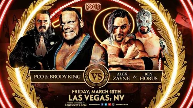 PCO And Brody King Set To Clash Against Rey Horus & Alex Zayne At ROH'S 18TH ANNIVERSARY Show