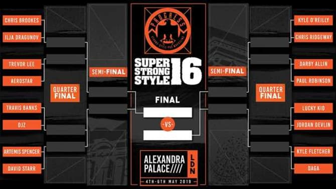 PROGRESS WRESTLING Reveals The Bracket For The SUPER STRONG STYLE 16 Tournament