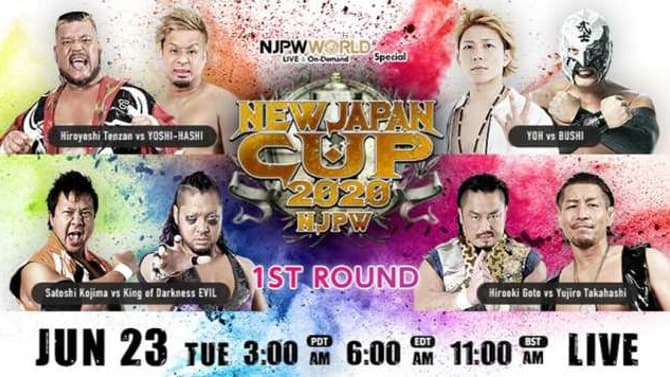 Quick Day Four Results For NEW JAPAN PRO-WRESTLING'S 2020 NEW JAPAN CUP TOURNAMENT