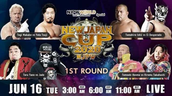 Quick Day One Results For NEW JAPAN PRO-WRESTLING'S 2020 NEW JAPAN CUP TOURNAMENT