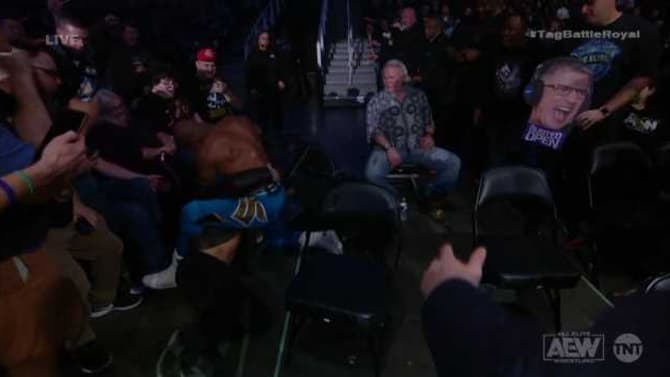 Raven Spotted Sitting In The Crown During AEW DYNAMITE - Could He Be The Exalted One?