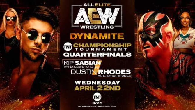 Remaining Quarterfinal Matches In The TNT Championship Tournament Set For Wednesday's DYNAMITE