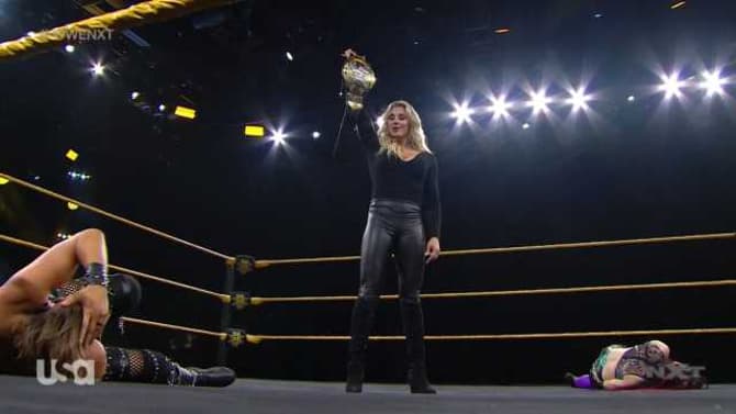 Rhea Ripley Vs. Io Shirai Ends In A No Contest As NXT Women's Champion Charlotte Flair Interferes