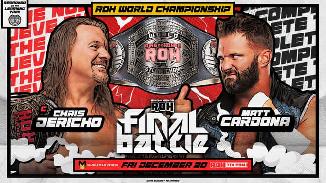 ROH Final Battle 2024 PPV Results: Chris Jericho vs Matt Cardona, Athena vs Billie Starkz & More