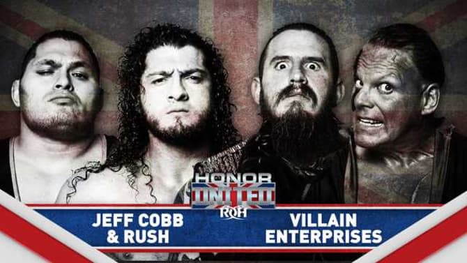 ROH World Champion RUSH & Jeff Cobb Vs. PCO & Brody King Is Set For The HONOR UNITED Tour