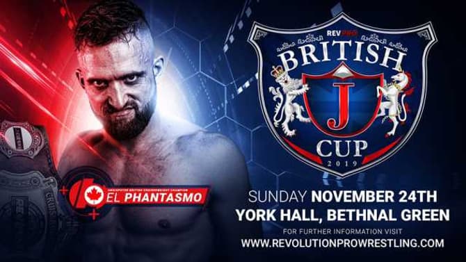 RPW British Cruiserweight Champion El Phantasmo Is Confirmed For The BRITISH J-CUP