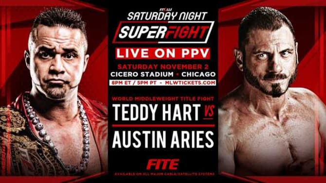 Teddy Hart Defeats Austin Aries To Retain The MLW Middleweight Title At SATURDAY NIGHT SUPERFIGHT