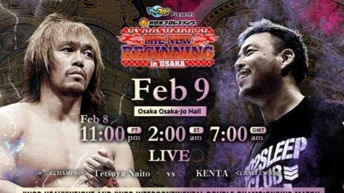 Tetsuya Naito Retains The IWGP Heavyweight & IC Titles Over KENTA At NJPW NEW BEGINNING