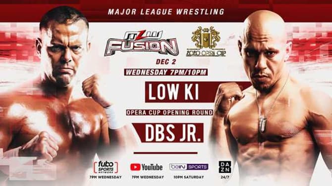 The 2020 OPERA CUP Tournament Continues With A Rematch Between Low Ki And Davey Boy Smith Jr. On Tonight's MLW