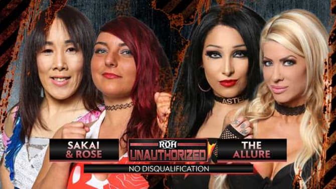 The Allure Will Take On Sumie Sakai & Jenny Rose In A No Disqualification Match At ROH UNAUTHORIZED