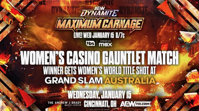 The First-Ever Casino Women's Gauntlet Match Has Been Confirmed For AEW MAXIMUM CARNAGE