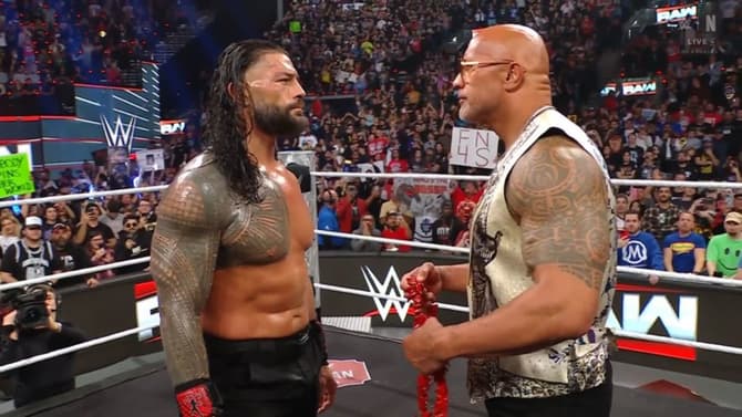 The Rock Appears, Roman Reigns Beats Solo Sikoa in Tribal Combat on WWE Raw Netflix Premiere