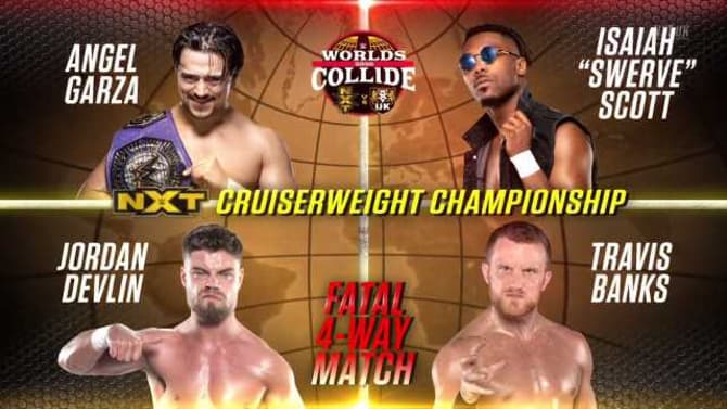 Travis Banks Becomes The Final Participant In WORLDS COLLIDE Cruiserweight Title Fatal 4-Way Match