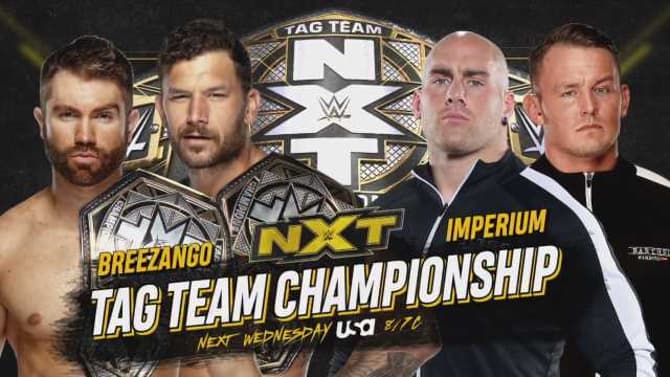 Two Big Championship Matches Announced For Next Week's Episode Of NXT