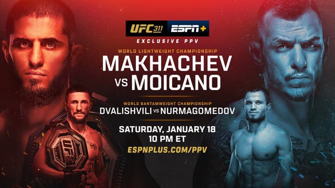 Two Championship Fights Will Be Featured On Tonight's UFC 311