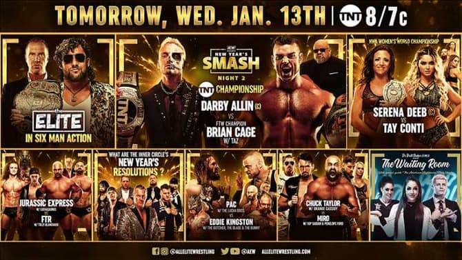 Two Championship Matches Highlights Night Two Of AEW NEW YEAR's SMASH Special