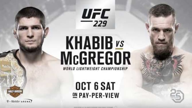 UFC 229 Official Poster Featuring Conor McGregor And Khabib Nurmagomedov Unveiled