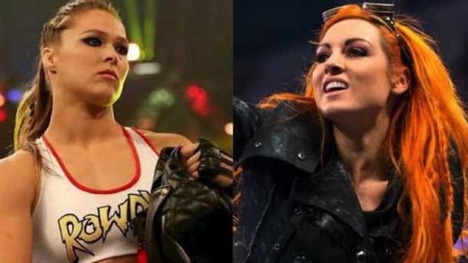 VIDEO: Becky Lynch Refuses To Do An Interview Because Reporter Is Wearing A Ronda Rousey Hoodie