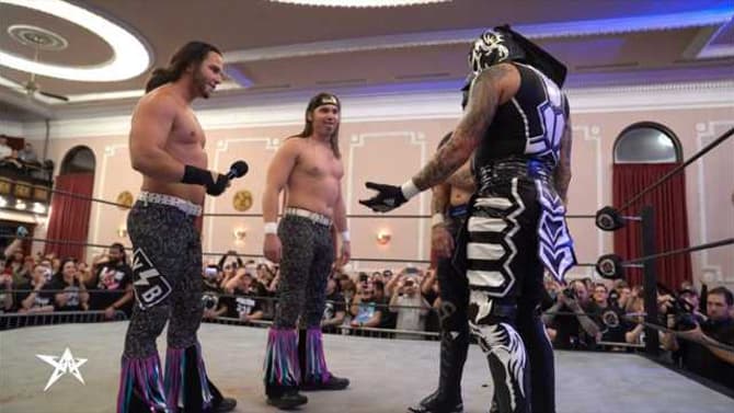 VIDEO: The Young Bucks Invade AAW Show And Challenge The Lucha Bros To A Match At DOUBLE OR NOTHING