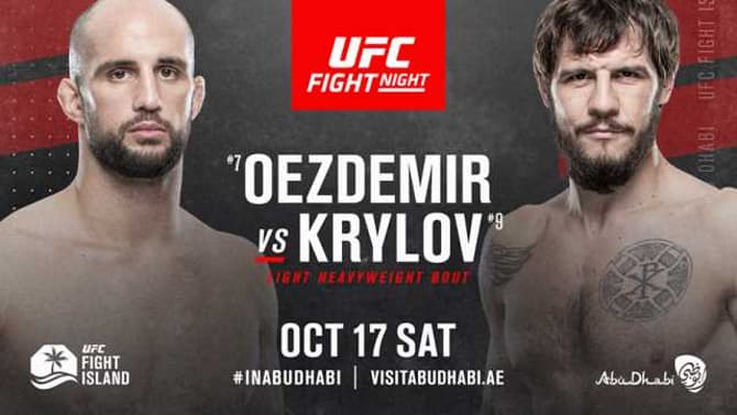 Volkan Oezdemir And Nikita Krylov Will Co-Main Event The UFC FIGHT NIGHT Show On Oct. 17