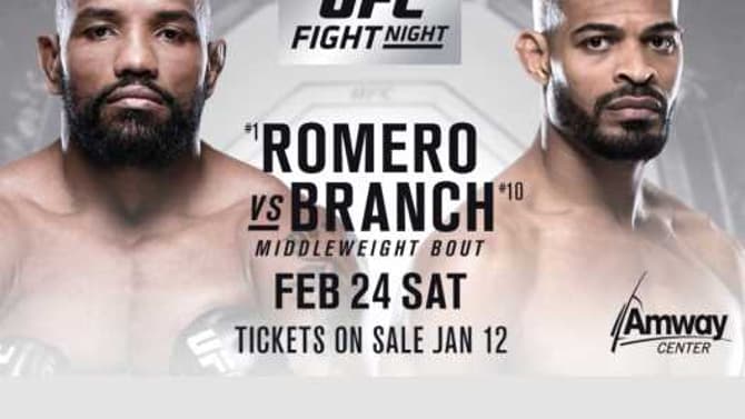 Yoel Romero vs. David Branch Official For UFC on FOX 28