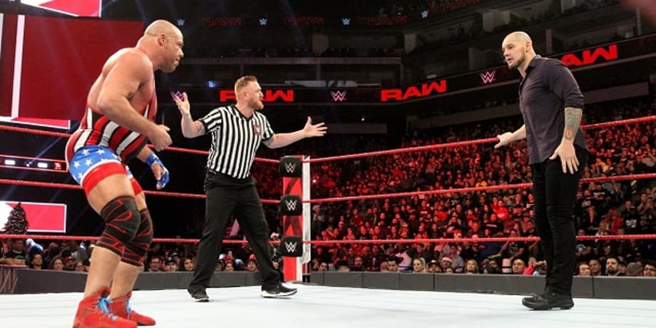 Baron Corbin Lost His Job And Received A Beatdown From Kurt Angle During Last Night's RAW