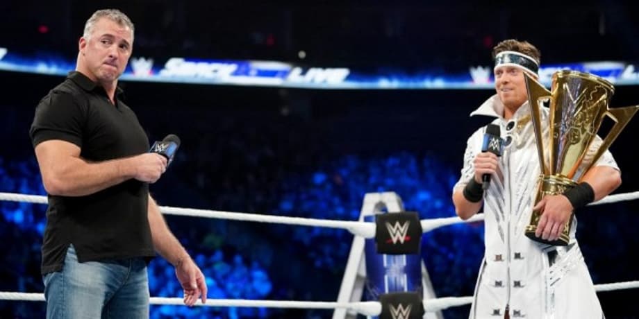 Shane McMahon And The Miz Teamed Up On SMACKDOWN LIVE To Battle "The Vegas Boys"