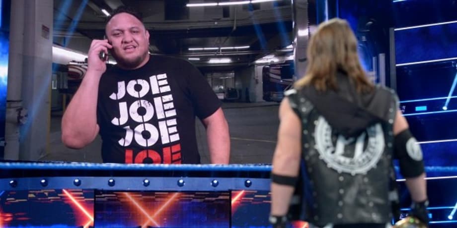 Samoa Joe Promised To Pay A Visit To AJ Styles' Family During Another Weird SMACKDOWN LIVE Segment