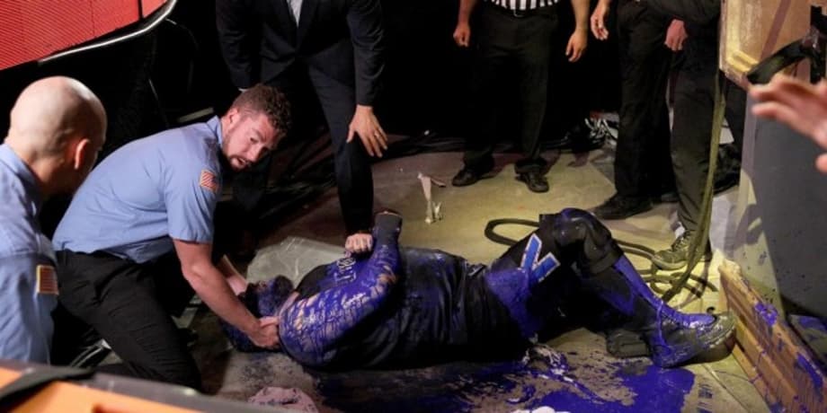 RAW Ended With Kevin Owens Being Trapped Inside A Portable Toilet And Thrown Off The Stage By Braun Strowman